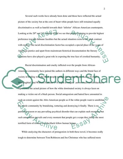 Racial Discrimination in the Society