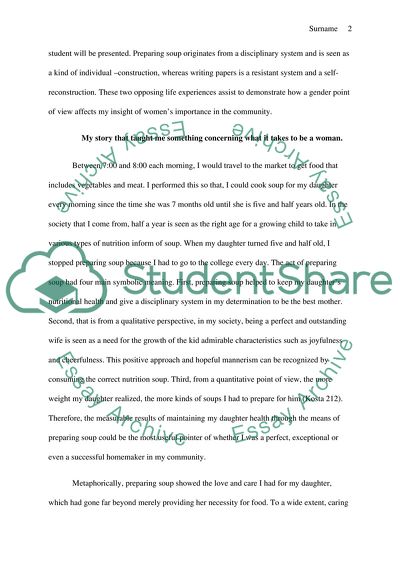 Autobiographical Gender Socialization