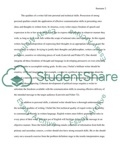 Beliefs essay