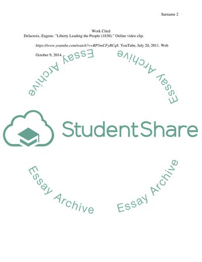 Delacroixs Liberty Leading the People