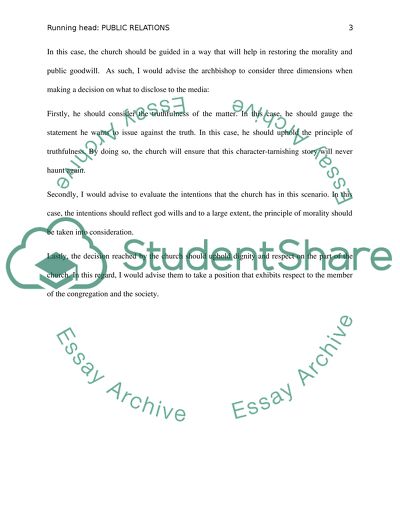 Mass media Ethic case study