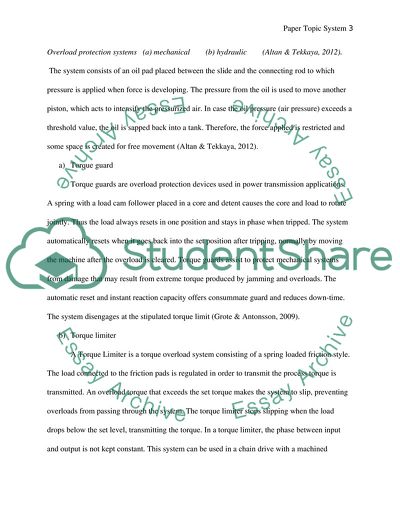 Overload Protection Systems