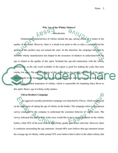 Why Age of the Whisky Matters