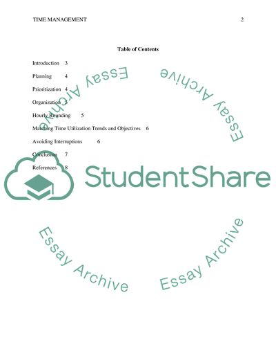 Matching Time Utilization Trends and Objectives