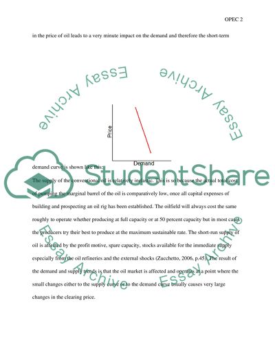 International Oil Industry and the Organization of the Petroleum Exporting Countries