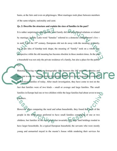 Family in Europe History