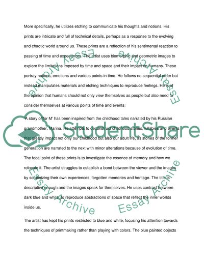 The Printmaker and Painter