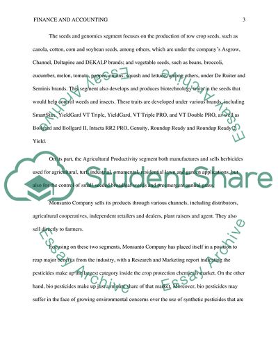 Paraphrasing, Finance and Accounting