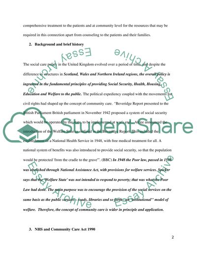 Legislation and Social Policy