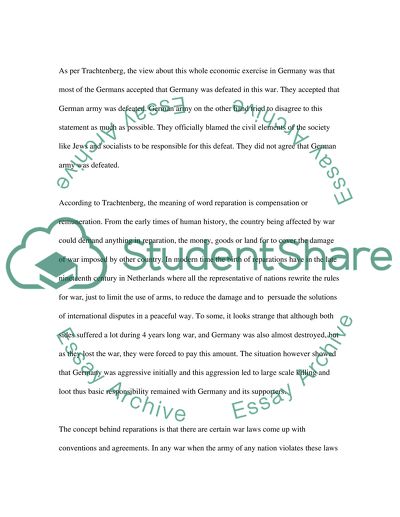 Reparation in World Politics: France and European Economic Diplomacy, 1916-1923 by Marc Trachtenberg