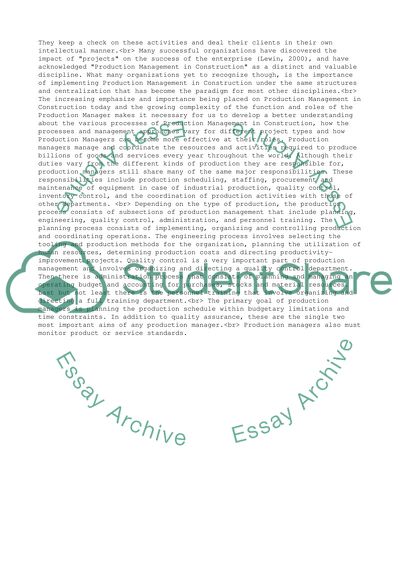 Construction Site Administration