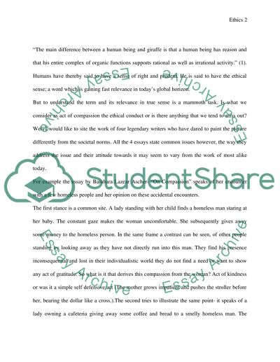 Ethics Book Report/Review