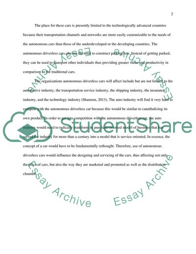 Autonomous car, also known as a driverless car