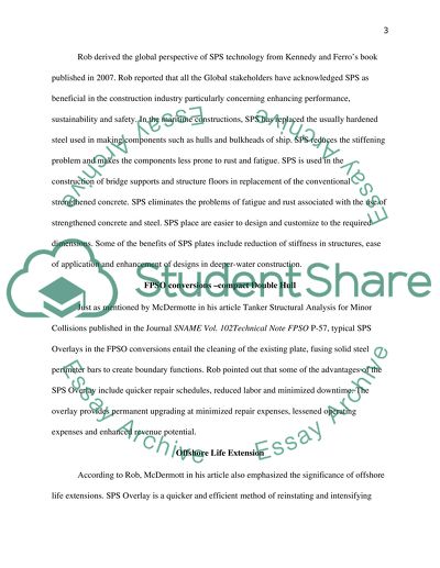 OES SPS an Innovation in Repair and Conversion for the Offshore Industry