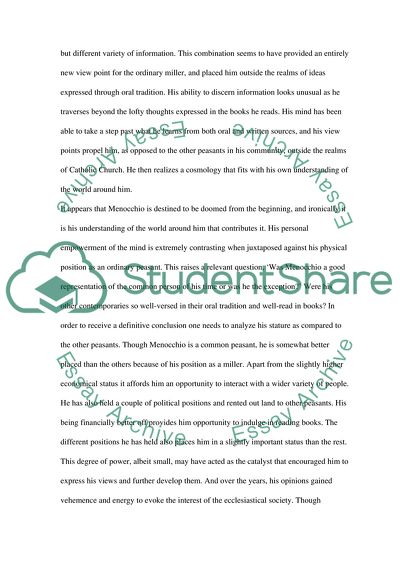 The Cheese and the Worms by Carlo Ginzburg