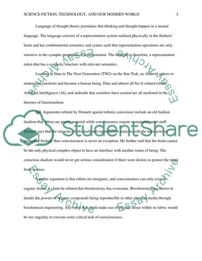 Science Fiction, Technology, and Our Modern World