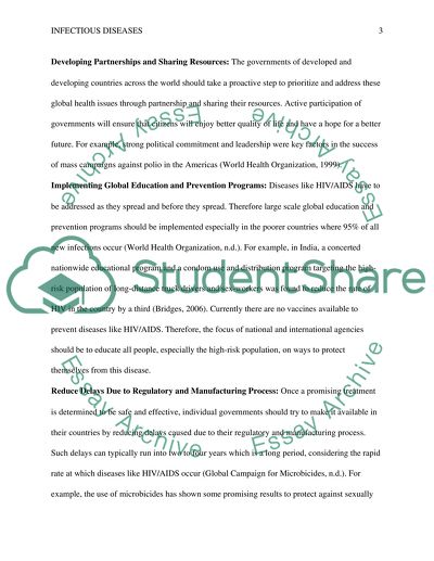 Infectious Diseases in the Modern World