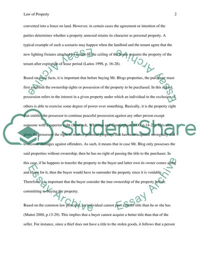 The Law of Property Is Very Complex