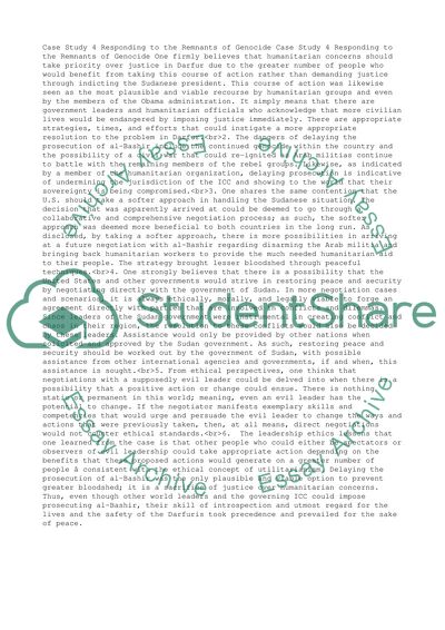 Responding to the Remnants of Genocide