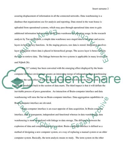 Possible Benefits of Brain Computer Interface