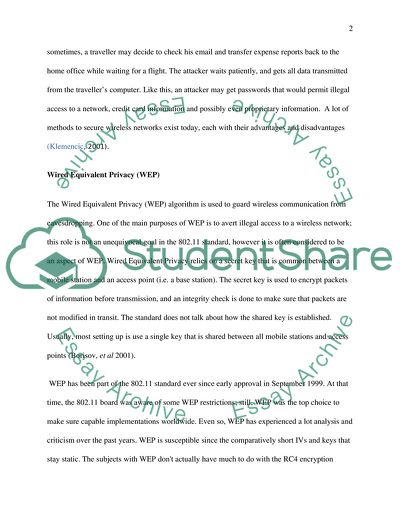 Wireless Security Mechanisms