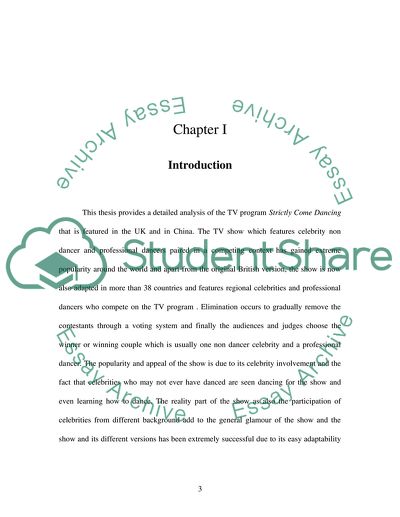 TV Program Strictly Come Dancing