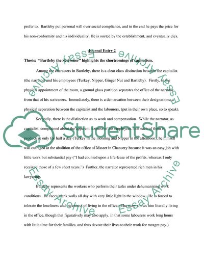 Bartleby the Scrivener by Herman Melville