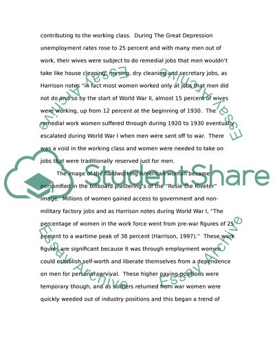 Women in the 1920s and 30s