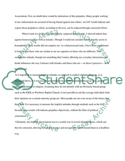 The Discuss Book Implicit Associations