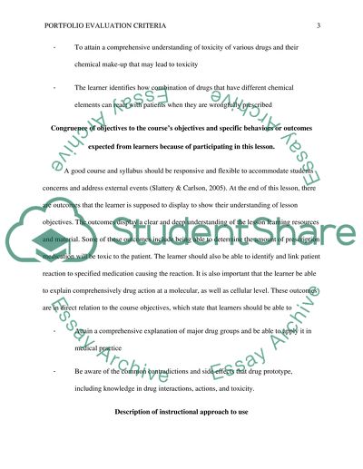 Lesson plan and rationale