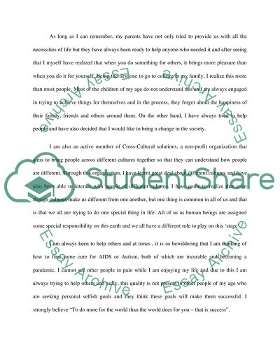 An Active Member of Cross-Cultural Solutions