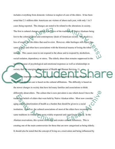 Native Alaskan elders