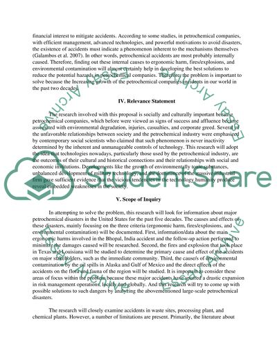 Reducing the Risks of Petrochemical Companies