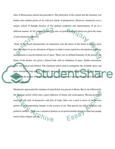 Renaissance Philosophy and Styles of Art