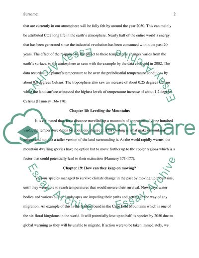 The Weather Makers by Tim Flannery