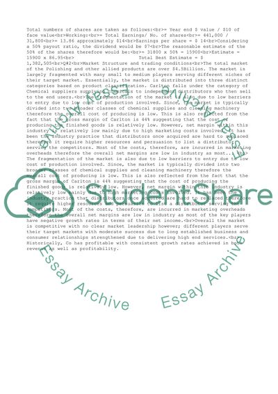 Corporate Finance: Fair Value of the Firms Stock