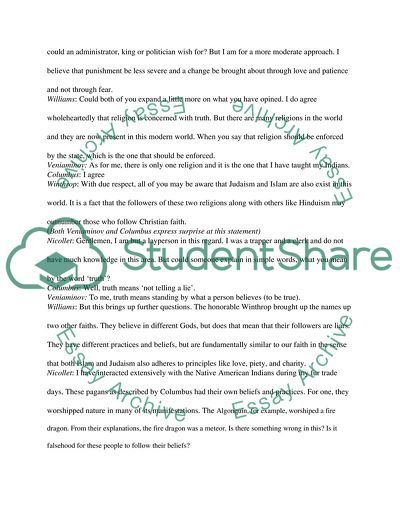 The balance between freedom and truth- a dialogue