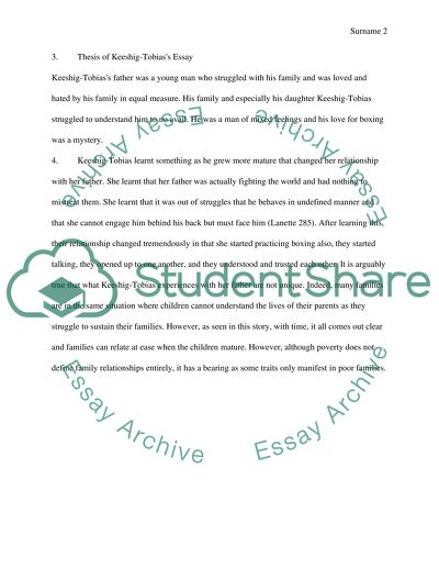 Keeshig-Tobiass and his love for boxing