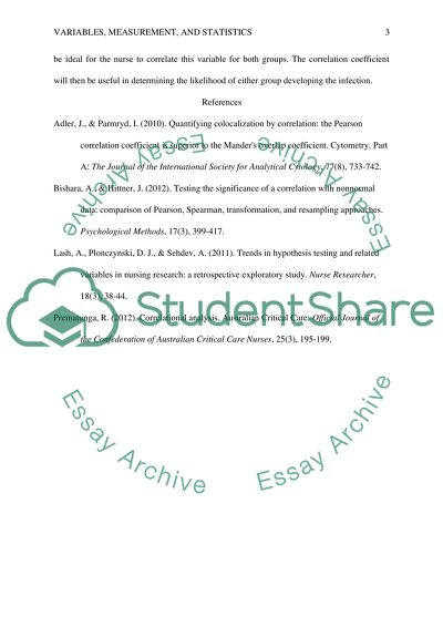 Variables, Measurement, and Statistics