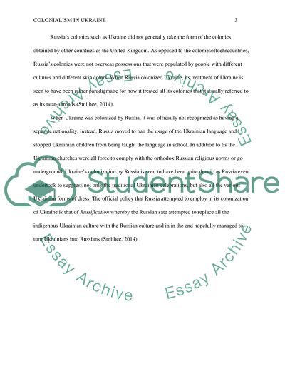 Colonialism in Ukraine