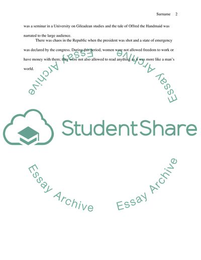 Margaret Atwoods the Handmaids Tale