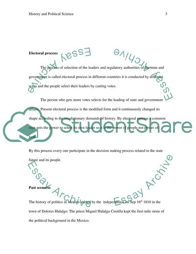 The election system in Mexico