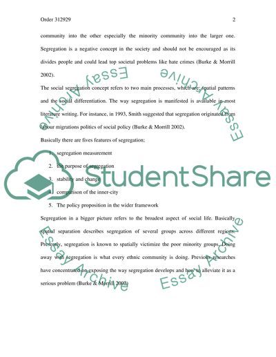 Sleepwalking into Apartheid