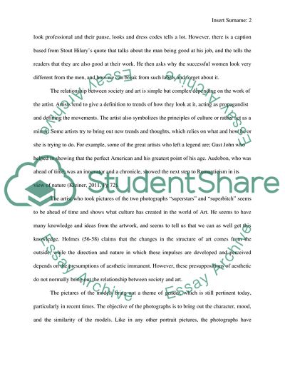 Relationship Between Society and Art