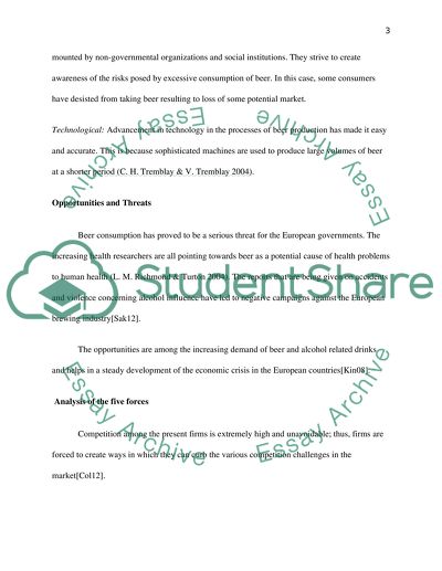 Case: European Brewing Industry