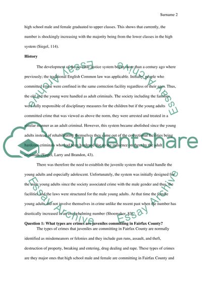 What Types of Crime Do High School Male And Female Engage In