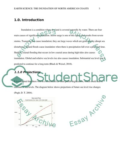 The Inundation of North American Coasts