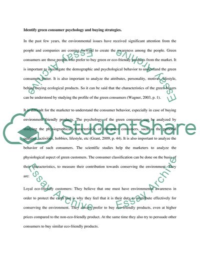 Green Marketing and Corporate Social Responsibility