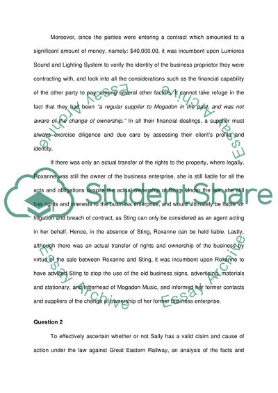 Foundations of Business Law