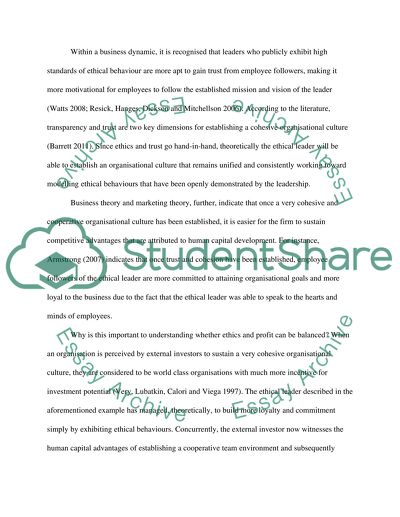 Giving Considerable Weight to Ethical Concerns